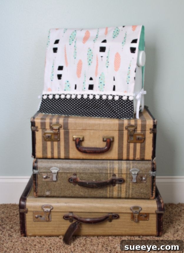 DIY Craft Room Ideas and Craft Room Organization Projects - Simple Sewing Machine Cover - Cool Ideas for Do It Yourself Craft Storage, Craft Room Decor and Organizing Project Ideas - fabric, paper, pens, creative tools, crafts supplies, shelves and sewing notions DIY Craft Room Ideas and Craft Room Organization Projects - Simple Sewing Machine Cover - Cool Ideas for Do It Yourself Craft Storage, Craft Room Decor and Organizing Project Ideas - fabric, paper, pens, creative tools, crafts supplies, shelves and sewing notions