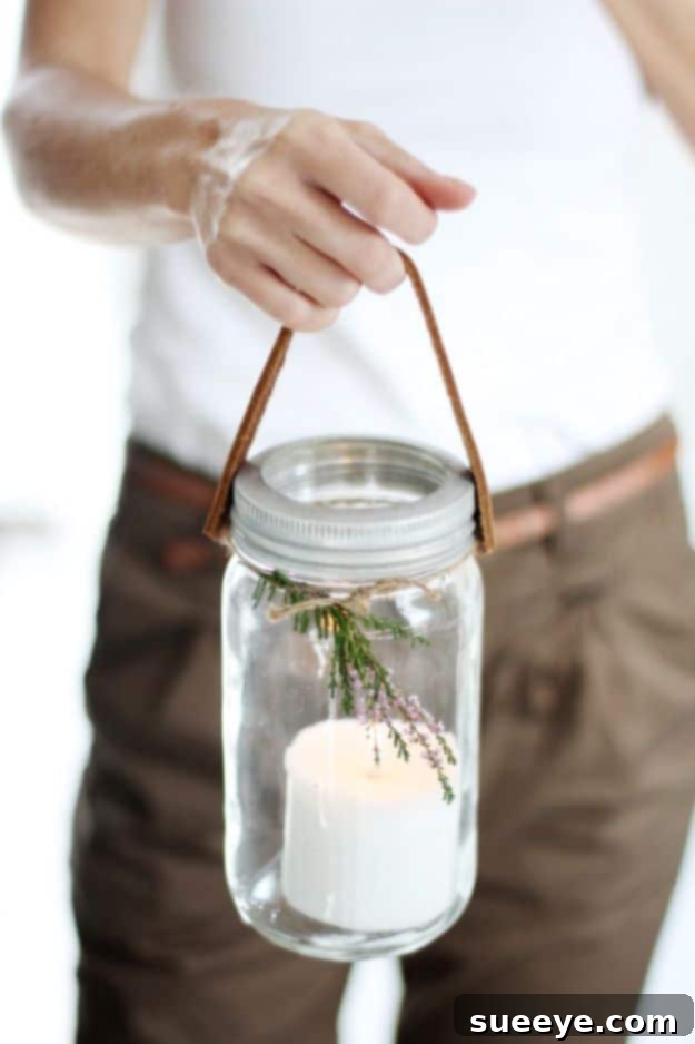 Naturally whimsical tote-candles housed in creative, often natural, containers for unique ambiance.