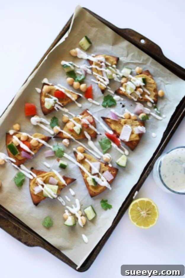 Single Serving Falafel Nachos Recipe Single Serving Falafel Nachos