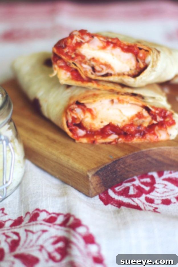 Parmesan Chicken Wrap Recipe Parmesan Chicken Wrap