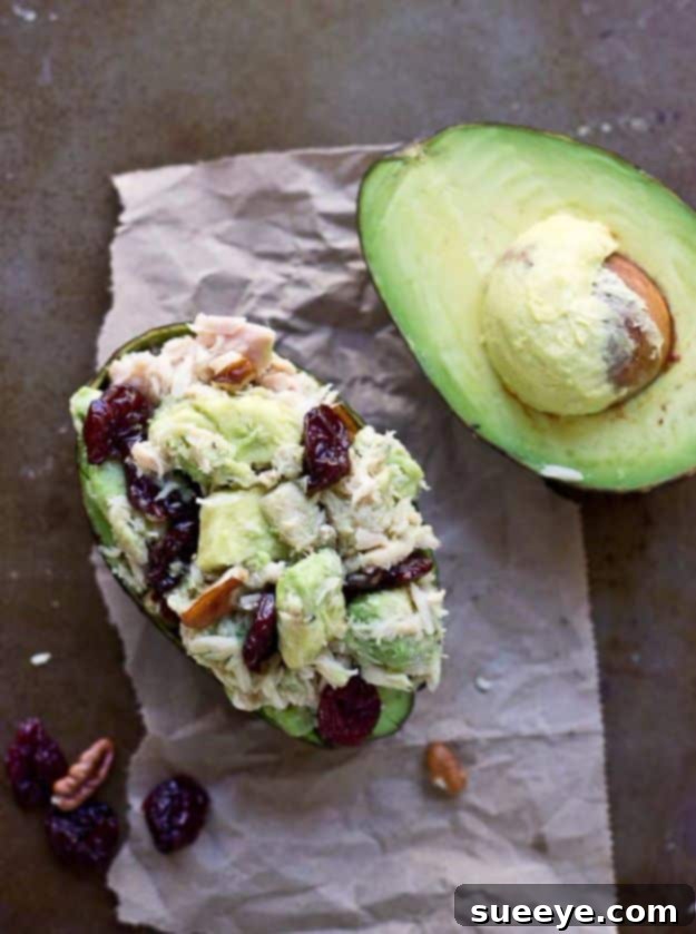 Tart Cherry Tuna Salad Avocado Bowl Recipe Tart Cherry Tuna Salad Avocado Bowls for a Healthy Meal