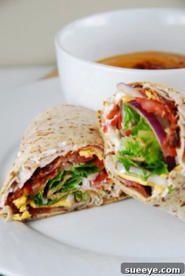 Bacon Ranch Turkey Wrap Recipe Delicious Bacon Ranch Turkey Wrap
