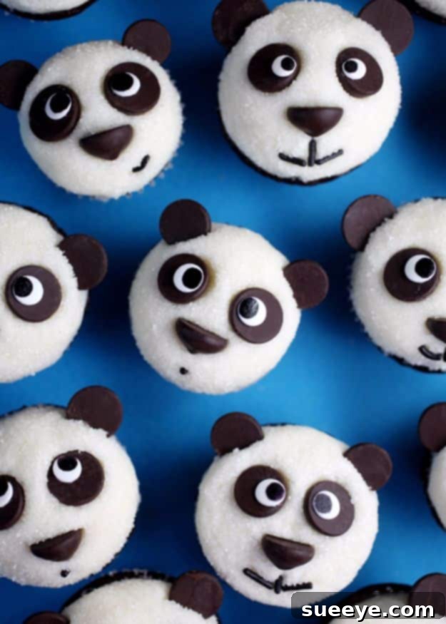 Cute Panda Cupcakes - Simple Decorating Idea for Animal Lovers Adorable Easy Little Panda Cupcakes with Oreo Ears