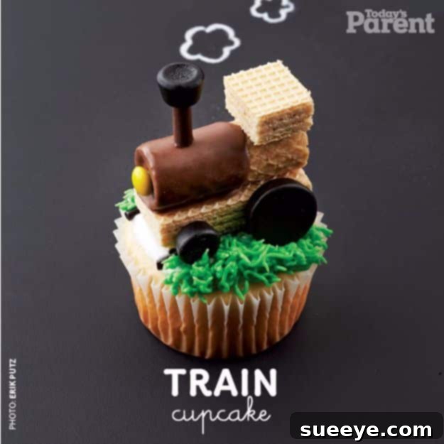 Fun Train Cupcakes - Easy Arrangement for Kids' Celebrations Creative Train Cupcake Display for Birthday Parties