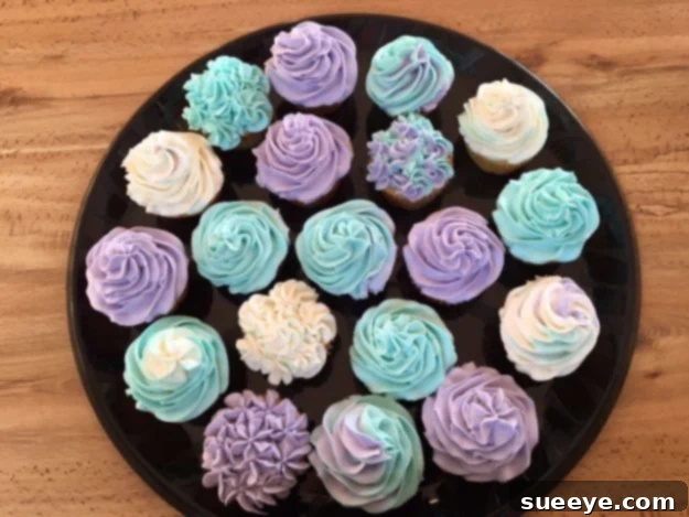 Fast Quick and Easy Swirled Cupcakes for Any Occasion Simple Quick and Easy Swirled Cupcakes with Two-Tone Frosting