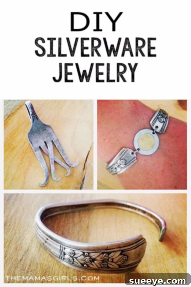 DIY Silverware Upgrades - DIY Silverware Jewelry - Creative Ways To Improve Boring Silver Ware and Palce Settings - Paint, Decorate and Update Your Flatware With These Creative Do IT Yourself Tutorials- Forks, Knives And Spoons all Get Dressed Up With These New Looks For Kitchen and Dining Room 