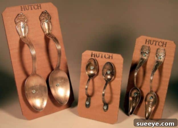 DIY Silverware Upgrades - Vintage Spoon Pulls - Creative Ways To Improve Boring Silver Ware and Palce Settings - Paint, Decorate and Update Your Flatware With These Creative Do IT Yourself Tutorials- Forks, Knives And Spoons all Get Dressed Up With These New Looks For Kitchen and Dining Room 