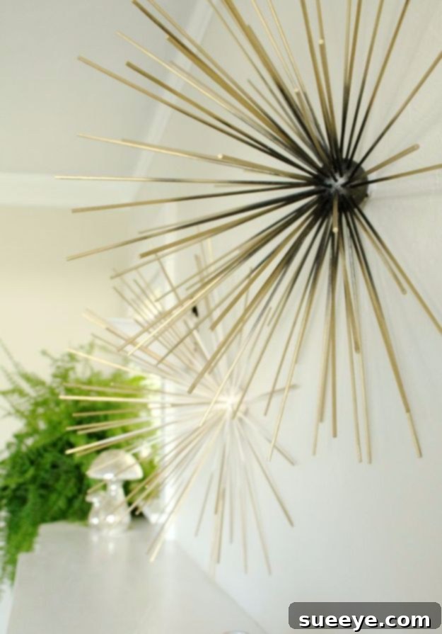 Rustic Chic DIY Wall Decor Projects 38 Mid-Century Wall Art DIY
