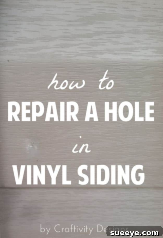 Easy Home Repair Hacks - Repair A Hole In Vinyl Siding - Quick Ways to Easily Fix Broken Things Around The House - DIY Tricks for Home Improvement and Repairs - Simple Solutions for Kitchen, Bath, Garage and Yard - Caulk, Grout, Wall Repair and Wood Patching and Staining #hacks #homeimprovement Easy Home Repair Hacks - Repair A Hole In Vinyl Siding - Quick Ways to Easily Fix Broken Things Around The House - DIY Tricks for Home Improvement and Repairs - Simple Solutions for Kitchen, Bath, Garage and Yard - Caulk, Grout, Wall Repair and Wood Patching and Staining #hacks #homeimprovement