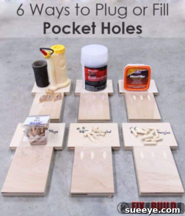 Easy Home Repair Hacks - Plug or Fill Pocket Holes - Quick Ways to Easily Fix Broken Things Around The House - DIY Tricks for Home Improvement and Repairs - Simple Solutions for Kitchen, Bath, Garage and Yard - Caulk, Grout, Wall Repair and Wood Patching and Staining #hacks #homeimprovement Easy Home Repair Hacks - Plug or Fill Pocket Holes - Quick Ways to Easily Fix Broken Things Around The House - DIY Tricks for Home Improvement and Repairs - Simple Solutions for Kitchen, Bath, Garage and Yard - Caulk, Grout, Wall Repair and Wood Patching and Staining #hacks #homeimprovement