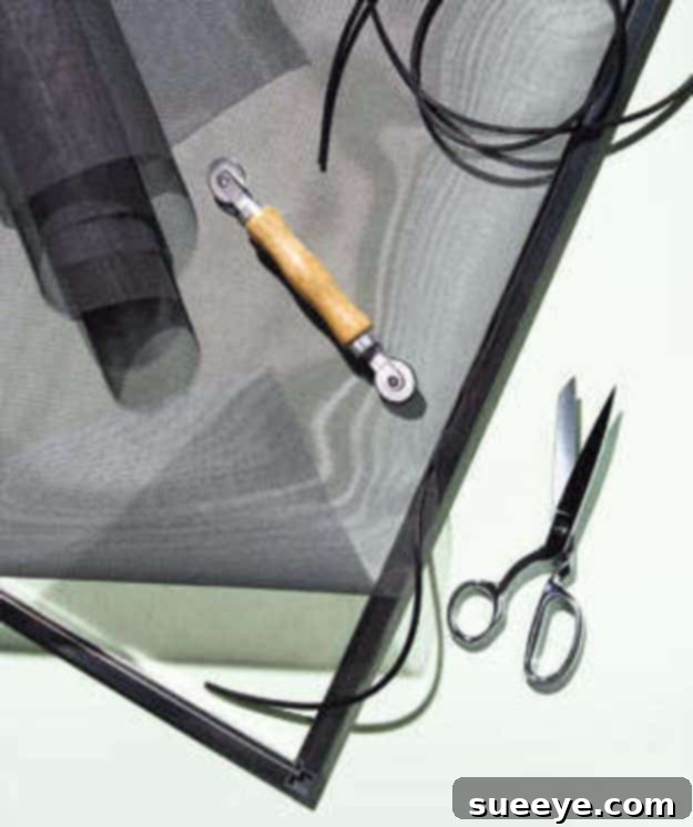 Easy Home Repair Hacks - Replace a Torn Window Screen - Quick Ways to Easily Fix Broken Things Around The House - DIY Tricks for Home Improvement and Repairs - Simple Solutions for Kitchen, Bath, Garage and Yard - Caulk, Grout, Wall Repair and Wood Patching and Staining #hacks #homeimprovement Easy Home Repair Hacks - Replace a Torn Window Screen - Quick Ways to Easily Fix Broken Things Around The House - DIY Tricks for Home Improvement and Repairs - Simple Solutions for Kitchen, Bath, Garage and Yard - Caulk, Grout, Wall Repair and Wood Patching and Staining #hacks #homeimprovement