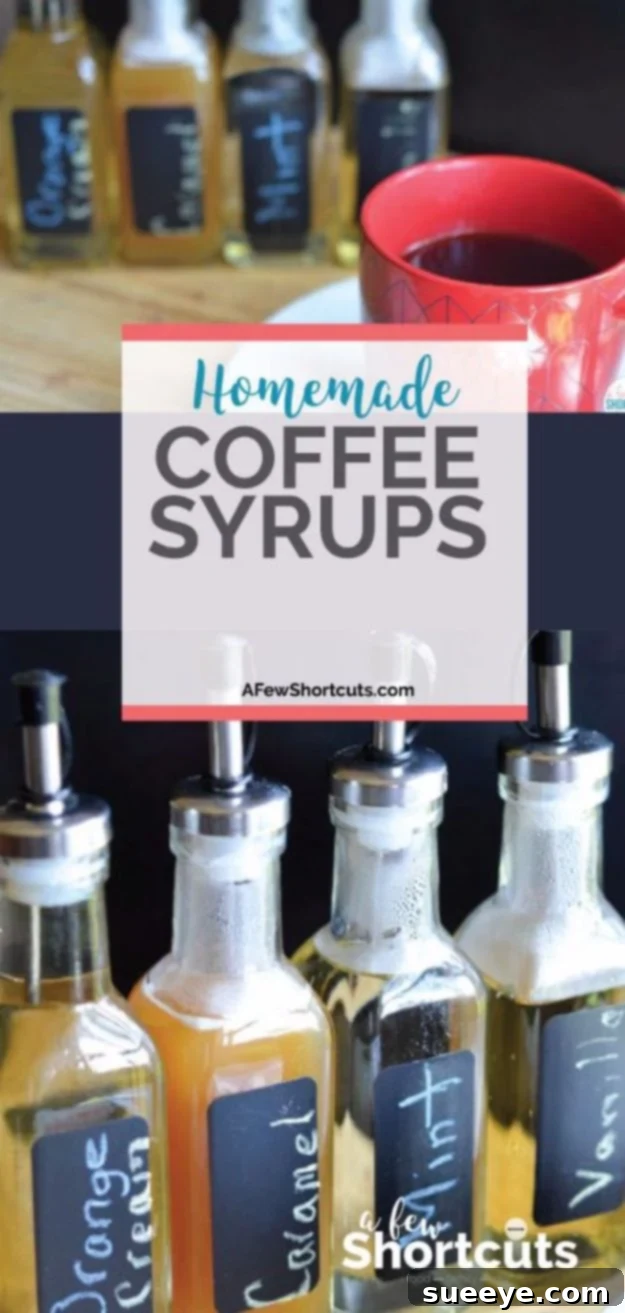Gourmet Coffee Syrup Recipes DIY Flavored Coffee Syrups