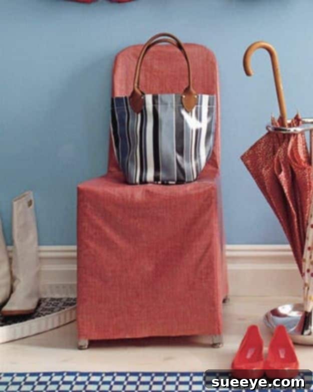 DIY Oilcloth Slipcover Project Practical & Stylish DIY Oilcloth Slipcover - Durable & Easy to Clean