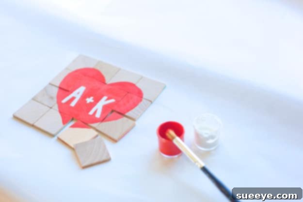 Handmade Secret Message Puzzle Gift DIY Secret Message Puzzle for Valentine's