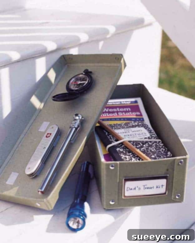 Emergency car travel kit, a practical and thoughtful DIY gift for any driver.