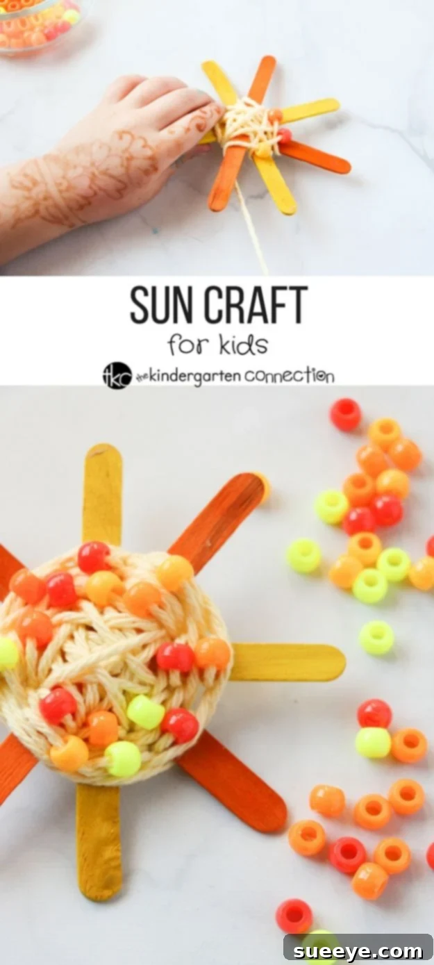 Sun craft for kids, a cheerful decoration for any room Easy sun craft DIY for boys, made with paper plates and paint for summer