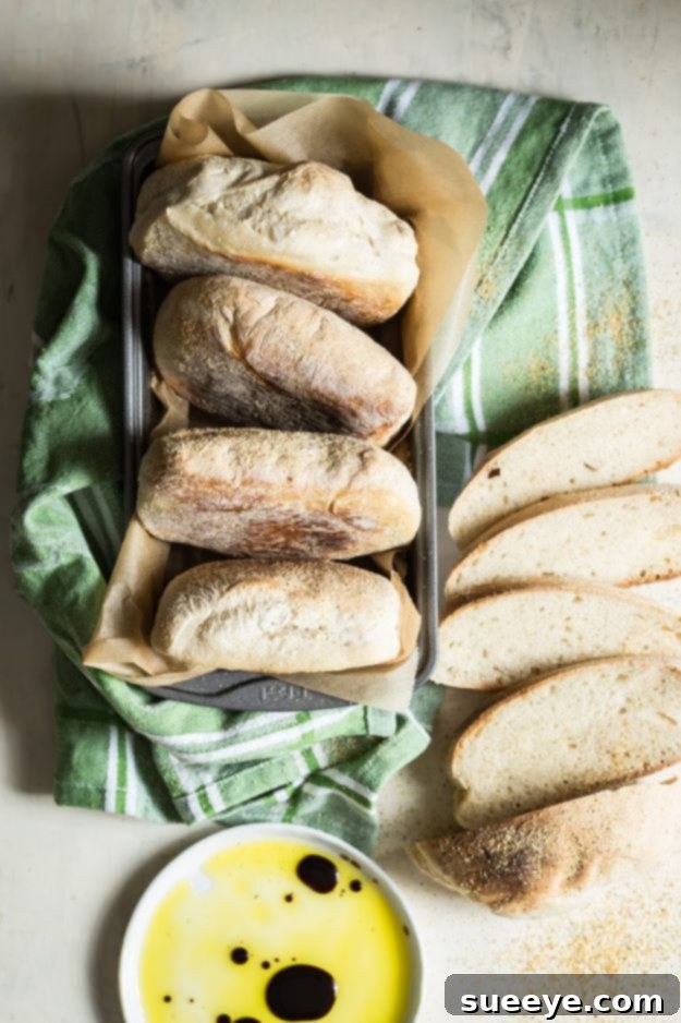 Authentic Ciabatta Bread Rolls Recipe Rustic Homemade Ciabatta Bread Rolls with a chewy texture