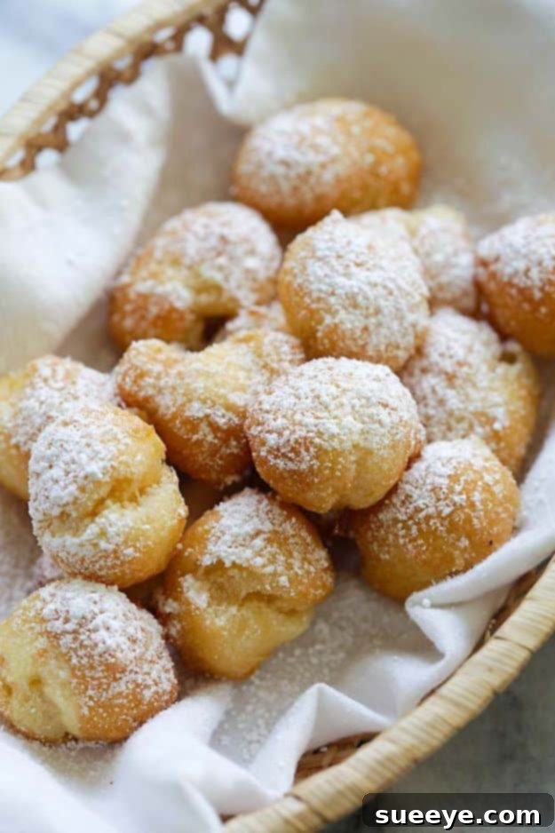 Quick & Easy Beignets Recipe Pillowy Easy Beignets, dusted generously with powdered sugar