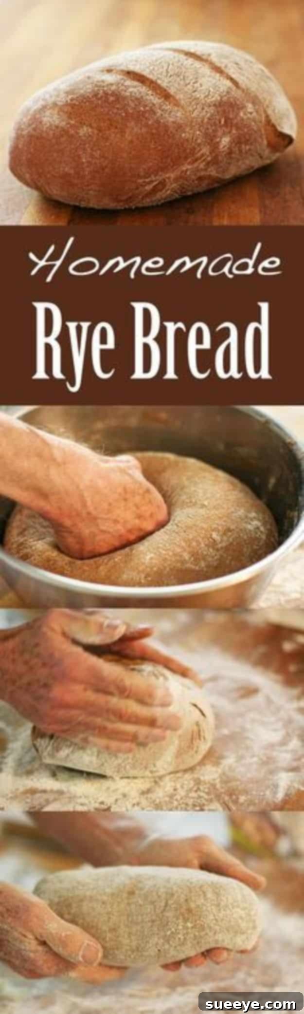 From Dough to Delicious: 50 Homemade Bread and Roll Recipes 10 Hearty loaf of Homemade Light Rye Bread, perfectly baked