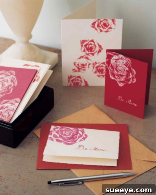 Rosy Stationery - Floral DIY Cards
