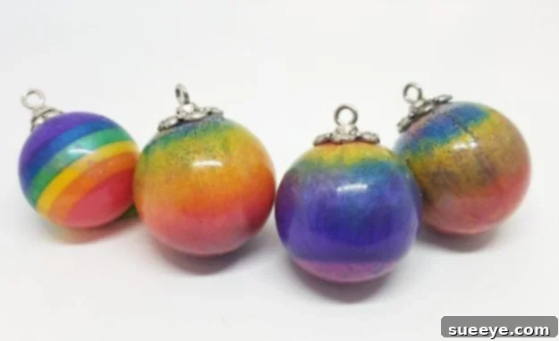 Resin Orb Jewelry Delicate resin orb jewelry, showcasing embedded elements in a clear spherical pendant for an elegant look.