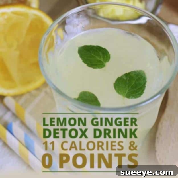 Lemon Ginger Detox Drink Recipe Lemon Ginger Detox Drink for digestion and immune support