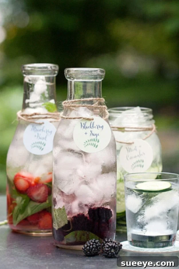 Blackberry and Sage Detox Water Recipe Blackberry and Sage Detox Water for a unique and cleansing flavor
