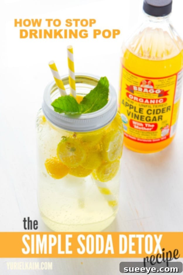 Apple Cider Soda Detox Beverage Recipe Apple Cider Soda Detox Beverage for gut health and cleansing