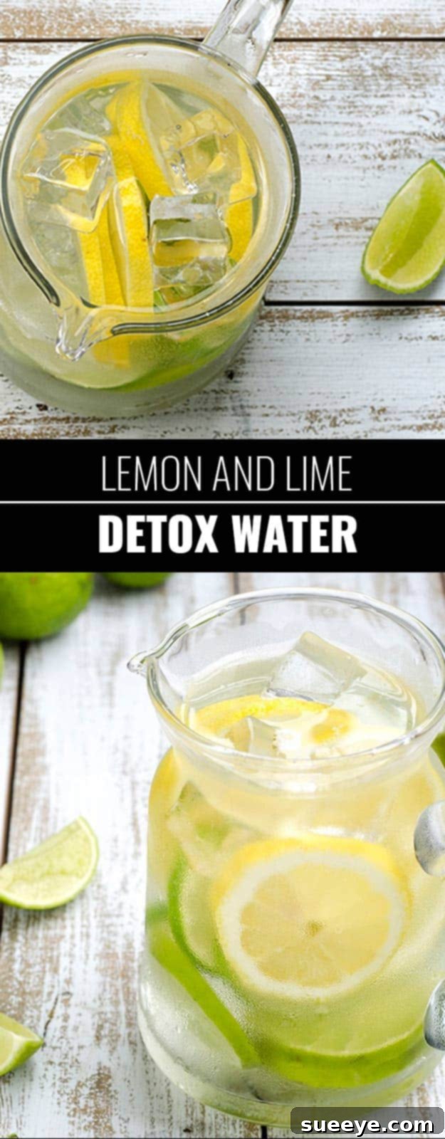 Detox Lemon and Lime Water Recipe Detox Lemon and Lime Water for a classic cleansing and refreshing drink