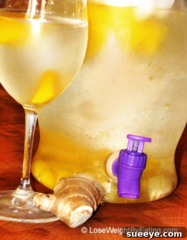 Day Spa Mango Ginger Water Recipe Day Spa Mango Ginger Water for a tropical cleanse and digestive boost