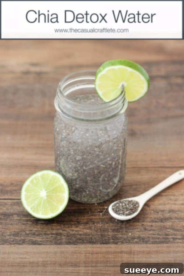 Chia Detox Water Recipe Chia Detox Water for hydration and nutrient boost