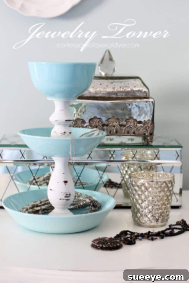 DIY Jewelry Storage DIY jewelry storage and display made from Dollar Tree items