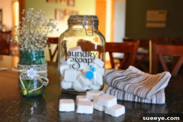 Laundry Soap Tabs with Essential Oils for Easy Dosing