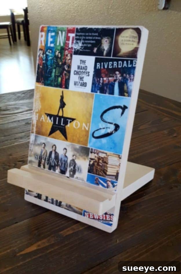 Wooden Phone Stand - Functional Tech Gift DIY wooden phone stand, a practical gift for tech users