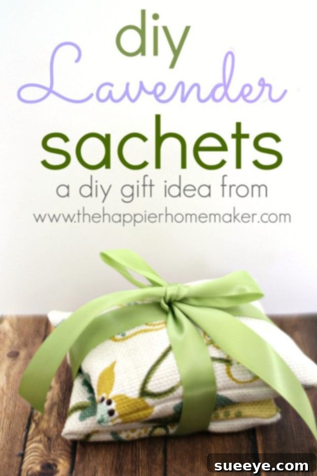 DIY Lavender Sachets - Relaxing Aromatherapy Gift DIY lavender sachets for a fragrant and relaxing gift