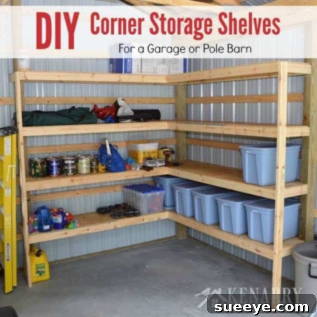 DIY garage cleaning supply caddy and organization station