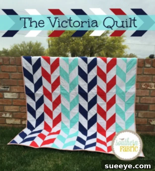 DIY Victoria Quilt - Timeless Block Piecing Tutorial Easy Victoria Quilt Pattern for Beginners - Classic Design