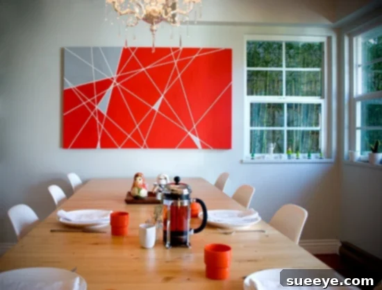 DIY Geometrical Triangles Wall Art: Modern & Minimalist Bold Modern Geometrical Triangles Wall Art for contemporary spaces