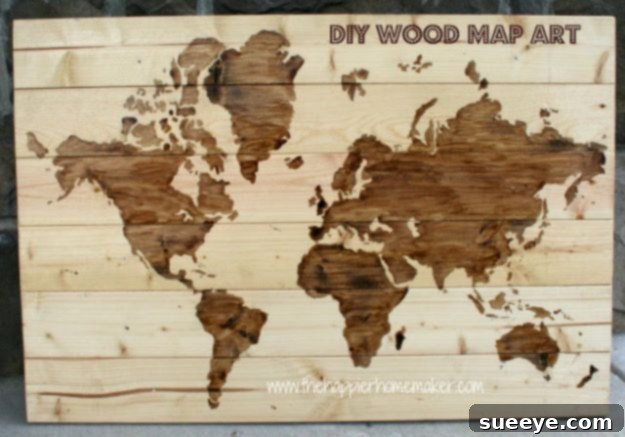 Custom Wooden World Map: Unique Travel Decor DIY Adventurous DIY Wooden World Map Wall Art for travel enthusiasts