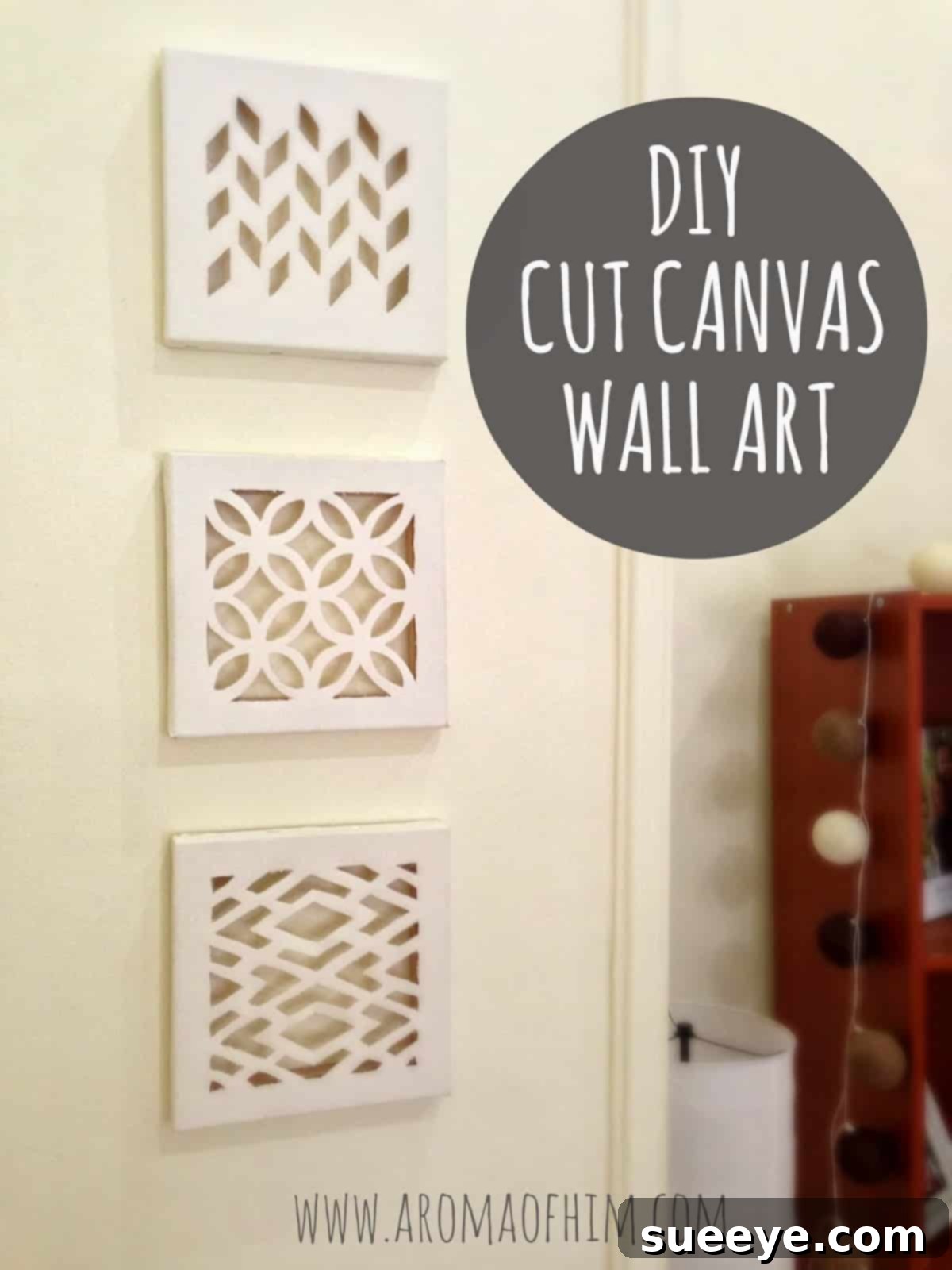 Abstract Cut Canvas Art: Unique DIY Decor Textured DIY Cut Canvas Wall Art for modern artistic expression