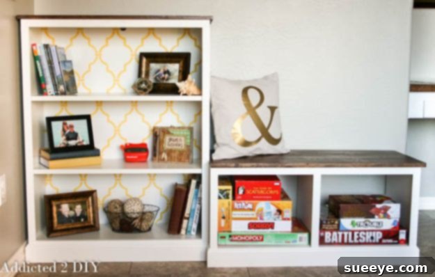 DIY Billy Bookcase IKEA Hack for a Custom Built-In Bookshelf