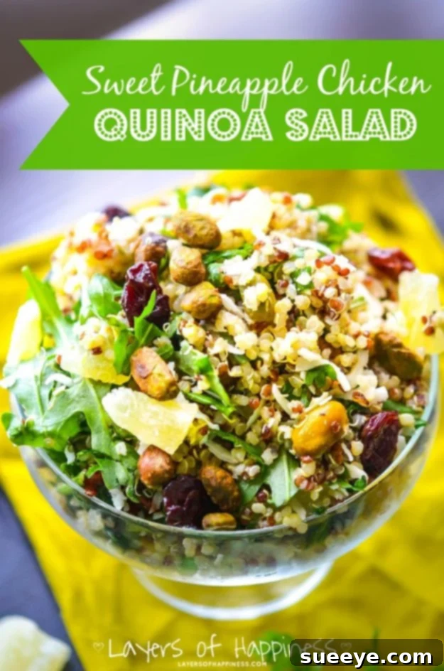 Quinoa Recipes - Sweet Pineapple Chicken Quinoa Salad - Easy Salads, Side Dishes and Healthy Recipe Ideas Made With Quinoa - Vegetable and Grain To Serve For Lunch, Dinner and Snack Quinoa Recipes - Sweet Pineapple Chicken Quinoa Salad - Easy Salads, Side Dishes and Healthy Recipe Ideas Made With Quinoa - Vegetable and Grain To Serve For Lunch, Dinner and Snack