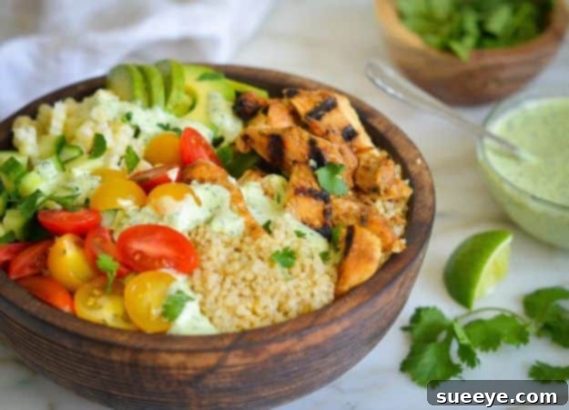 Quinoa Recipes - Chicken & Quinoa Burrito Bowls with Spicy Green Sauce - Easy Salads, Side Dishes and Healthy Recipe Ideas Made With Quinoa - Vegetable and Grain To Serve For Lunch, Dinner and Snack Quinoa Recipes - Chicken & Quinoa Burrito Bowls with Spicy Green Sauce - Easy Salads, Side Dishes and Healthy Recipe Ideas Made With Quinoa - Vegetable and Grain To Serve For Lunch, Dinner and Snack