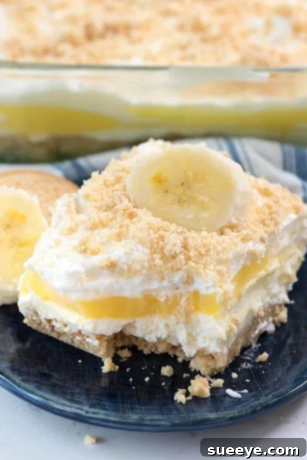 No Bake Desserts | No Bake Banana Pudding Dream Dessert - Quick Dessert Ideas and Easy Sweets You Can Make Without Baking - Healthy Cookies and Pie Luscious No-Bake Banana Pudding Dream Dessert, a creamy and satisfying banana treat.