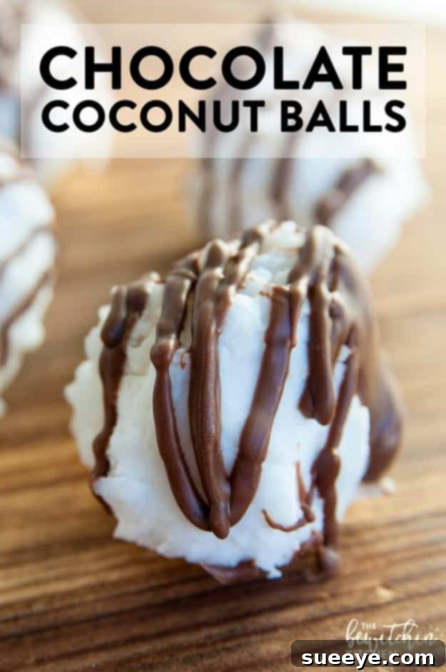 No Bake Desserts | Chocolate Coconut Balls - Quick Dessert Ideas and Easy Sweets You Can Make Without Baking - Healthy Cookies and Pie Irresistible No-Bake Chocolate Coconut Balls, a rich and chewy tropical treat.