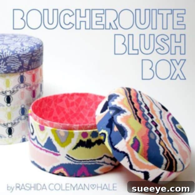 No-Sew Blush Box DIY Quick No Sew Projects -No Sew Gifts to Make - Easy DIY Christmas Presents -No Sew Blush Box