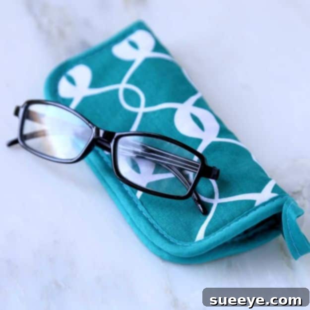 Effortless No-Sew Gifts: 42 DIY Creations 16 No Sew Gift Ideas - Quick Last Minute Holiday Gifts for Her - No Sew Eyeglass Case