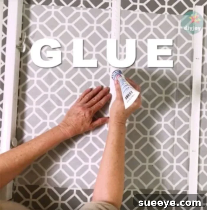 Turn a Mini Blind into a Roman Shade for Just 12 Dollars 9 Gluing mini blind slats to fabric for homemade roman shades