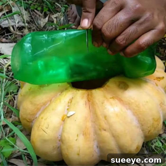 DIY Fish Trap With Plastic Bottle Pumpkin