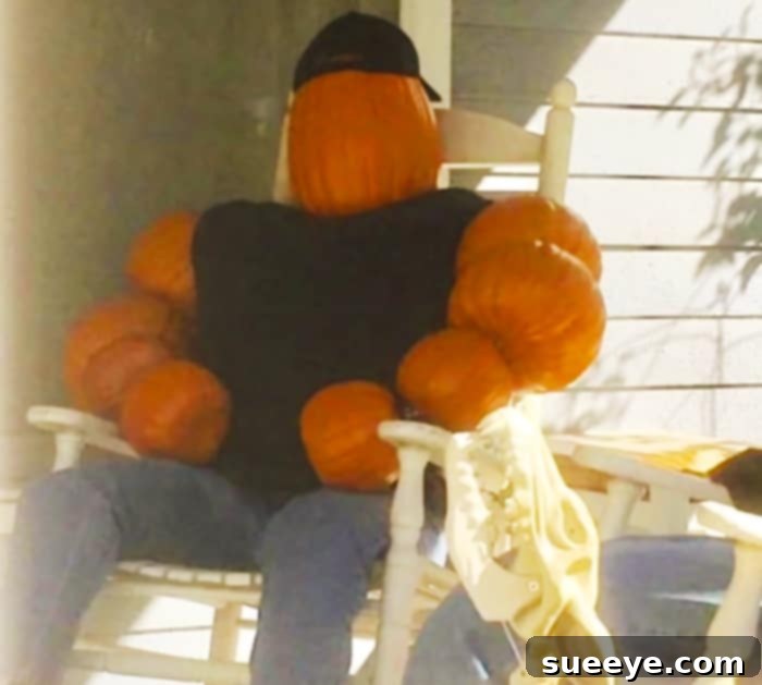 Over 20 Spooky DIY Halloween Decor Projects 2 Pumpkin Strong Man